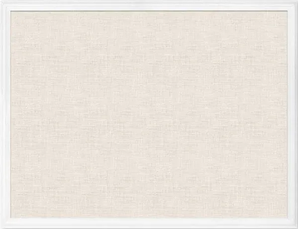 U Brands Farmhouse Linen Bulletin Board