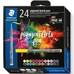 Staedtler Pigment Arts Brush Pen Set of 24