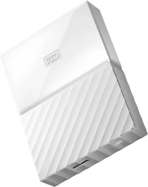 WD 2TB White My Passport Portable External Hard Drive - USB 3.0 - WDBS4B0020BWT-WESN