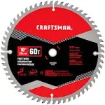 Craftsman 10-in 60-Tooth Carbide Circular Saw Blade CMAS21060