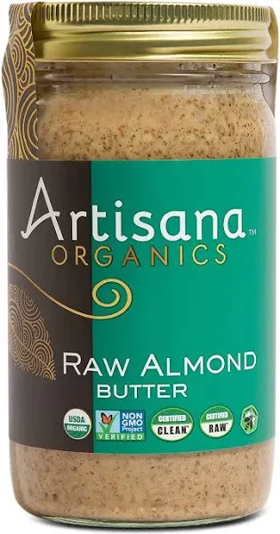 ARTISANA: Organic Raw Almond Butter, 14 oz