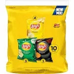 Frito Lay, Potato Chips Assorted, 10 Count