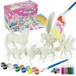 whatstem Painting Unicorn Kit Arts and Crafts Set for Kids or Girls Decorate and Drawing