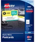 Avery Postcards Inkjet 4 x 6