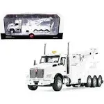 Kenworth T880 with Century Model 1060 Rotator Wrecker Tow Truck White 1/50 Diecast Model by First Gear