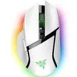 Razer Basilisk V3 Pro - Customizable Wireless Gaming Mouse with Razer HyperScroll Tilt Wheel (Focus Pro 30K Optical Sensor, 13-Zone Chroma Lighting, 10+1 Programmable Buttons) White