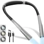 Glocusent Upgraded Rechargeable LED Neck Reading Light