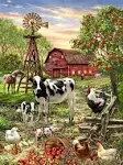 Springbok 33-01599 Barnyard Animals 500 Piece Puzzle