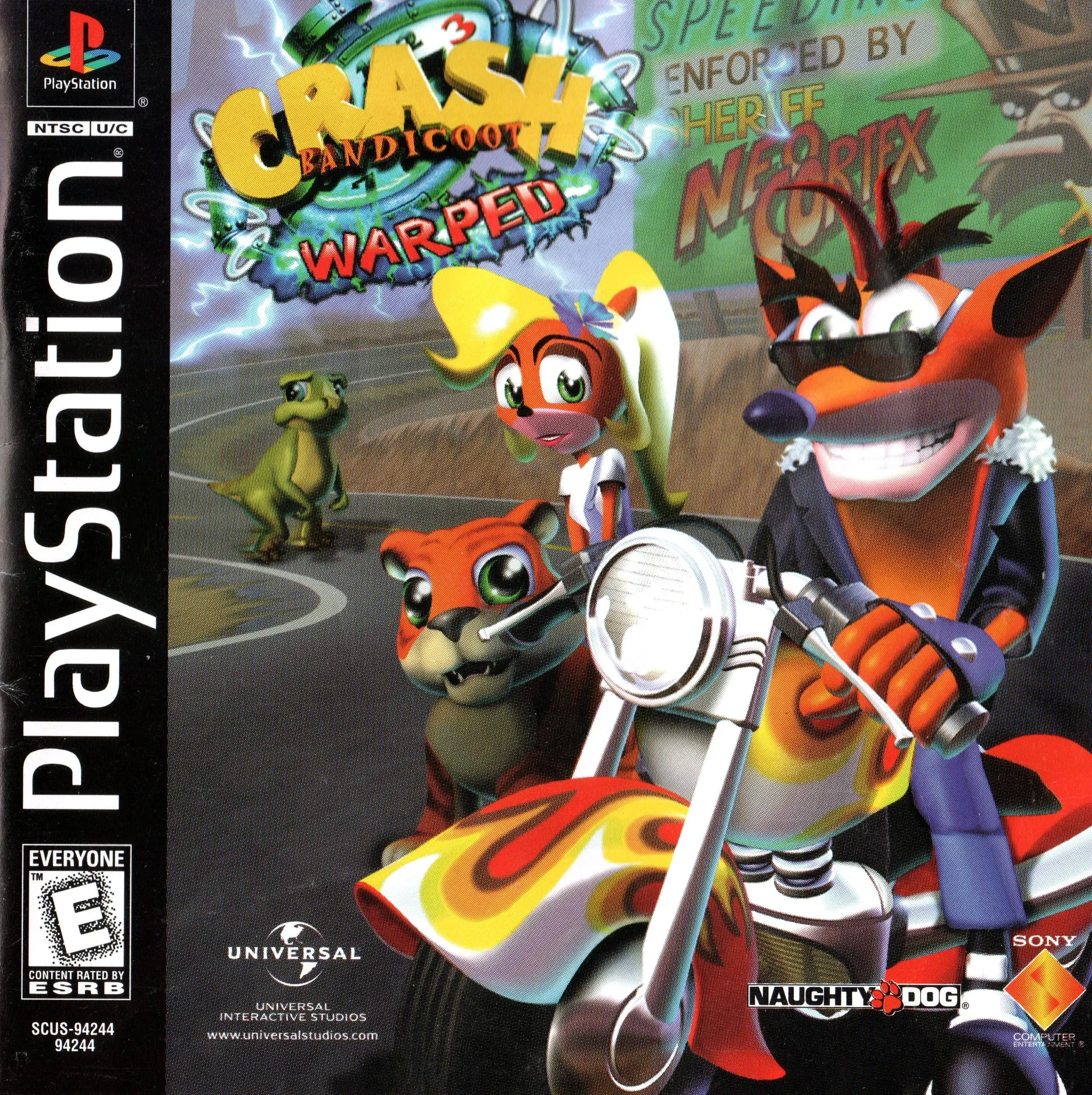 Crash Bandicoot: Warped [Playstation Game]