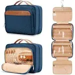 Travel Hanging Toiletry Bag for Women, Extra Makeup Bag, Holds Large Navy Blue