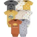 Gerber Baby 8-Pack Short Sleeve Onesie Bodysuits