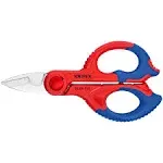 Knipex Tools LP 95 05 155 SBA, 6 1/4" Electrician's Shears with Plastic Belt Case