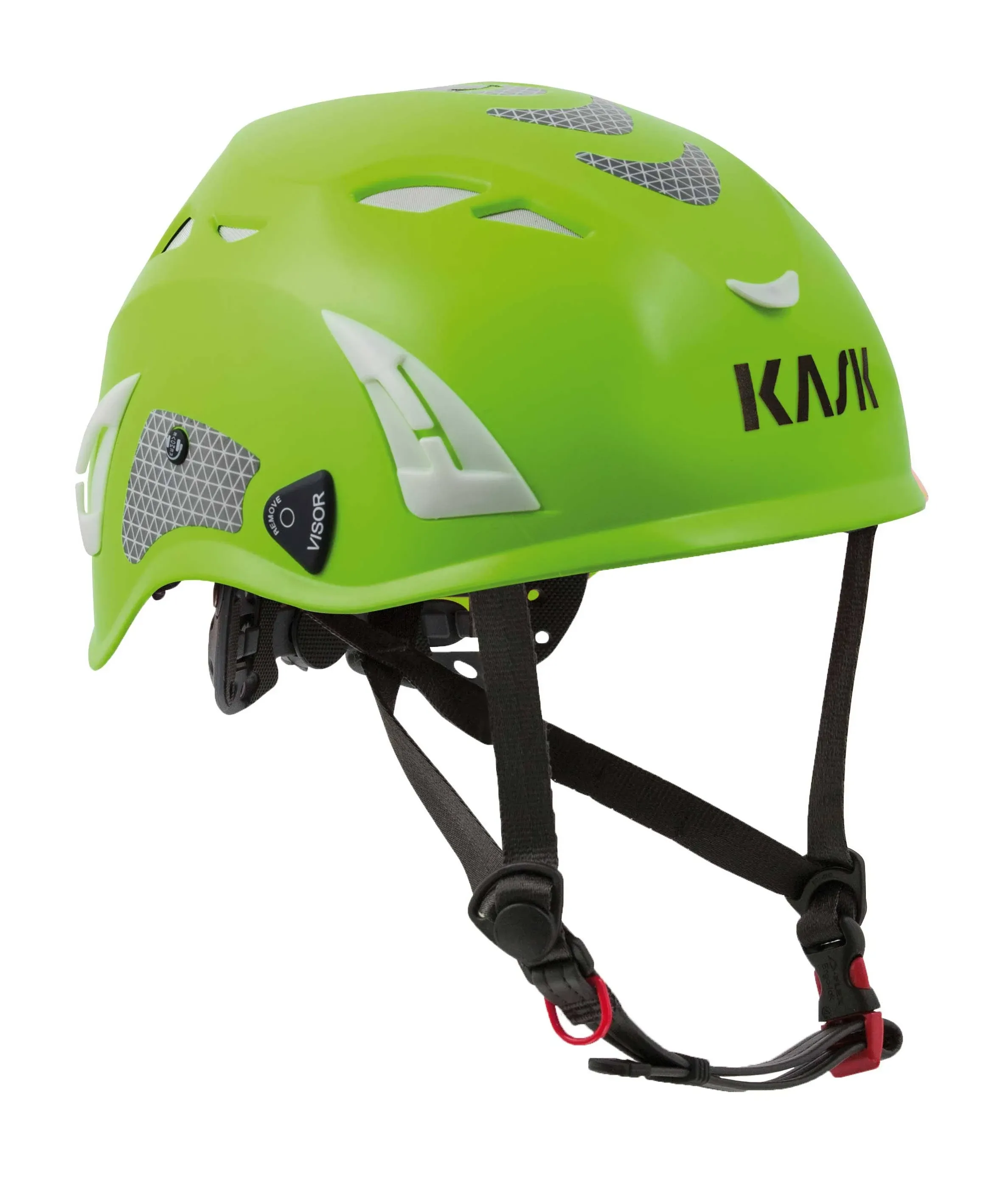 Kask Super Plasma Hi-Viz Helmet Red