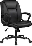 Home office chair ergonomic office chair seat (black)