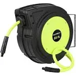 Flexzilla Enclosed Plastic Retractable Air Hose Reel 3/8" x 50'