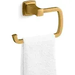 Kohler Riff Towel Ring in Vibrant Brushed Moderne Brass 27412-2MB