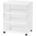 Iris 3 Drawer Wide Chest - White