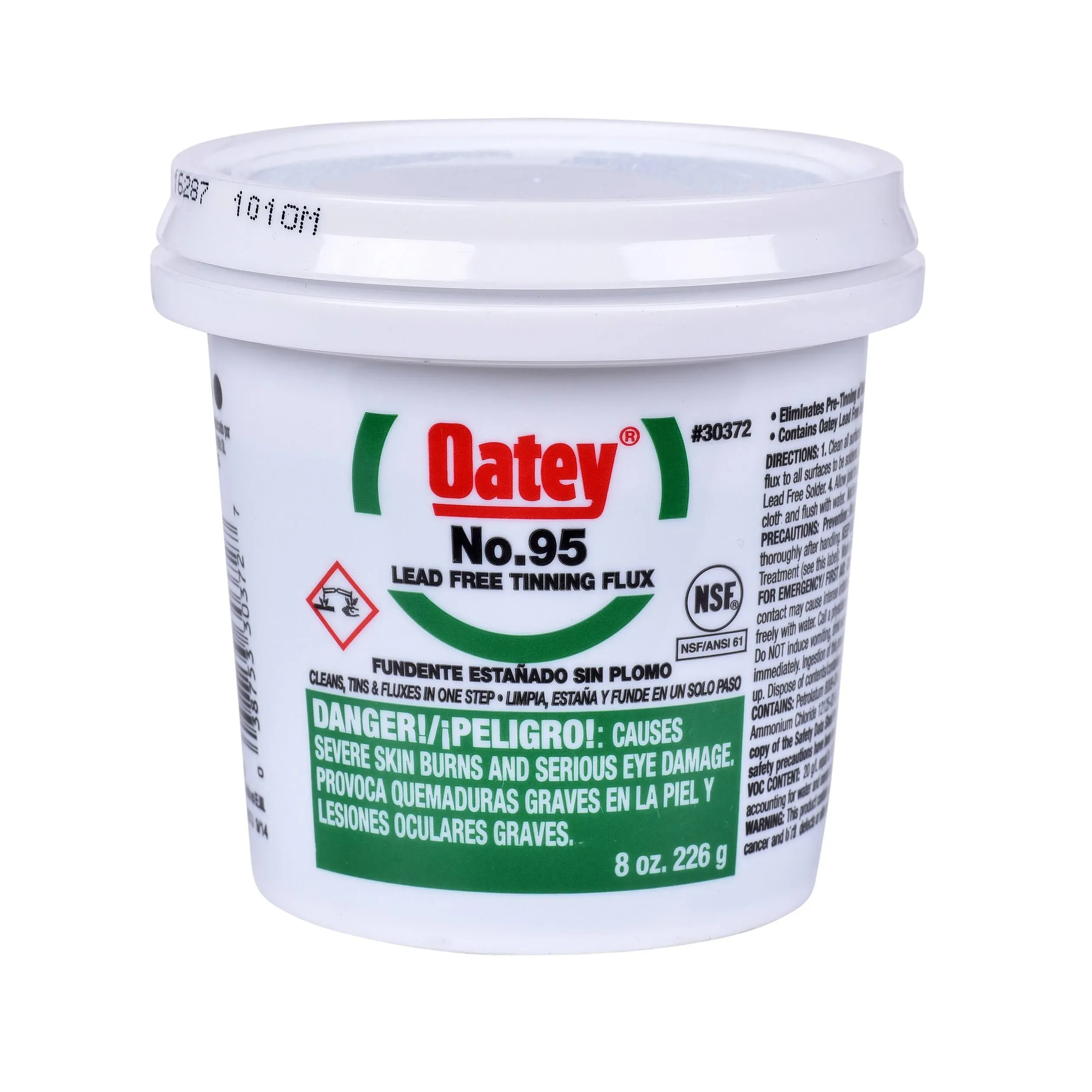 30130 OATEY H-205 Water Soluble Paste Flux, 1.7 oz.