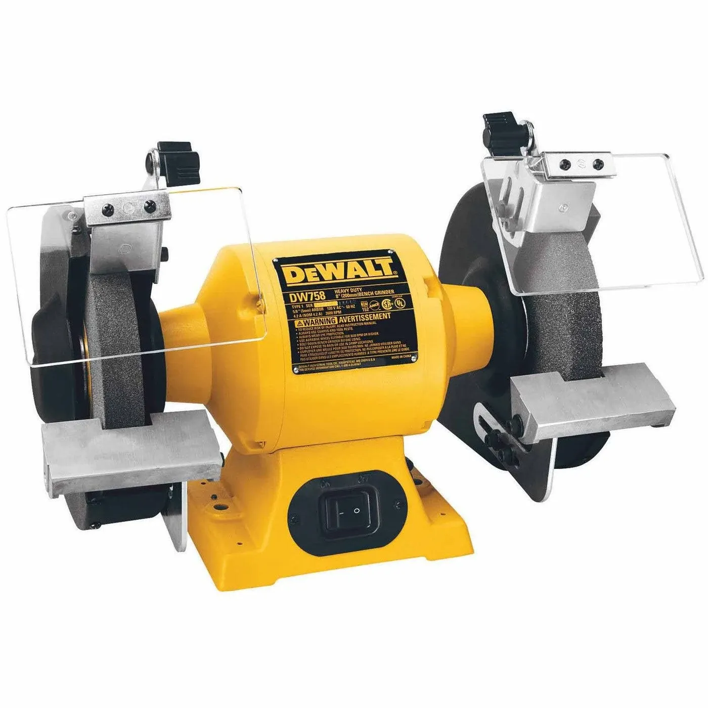 DeWALT DW756 6&quot; Corded Heavy Duty Cast Iron Bench Grinder