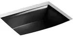 Kohler K-2355-7 Archer Undermount Bathroom Sink - Black