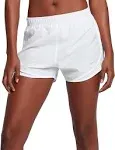 Nike Women's Tempo Brief-Lined Running Shorts in White, Size: 2XL | 831558-100