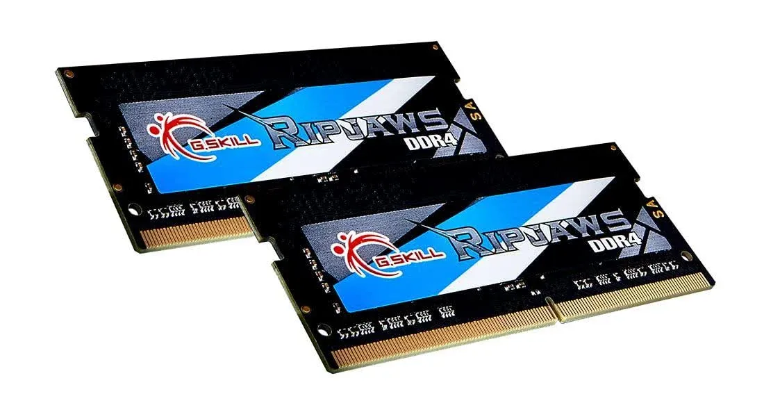 G.SKILL Ripjaws DDR4 SO-DIMM Series DDR4 RAM 16GB (2x8GB) 3200MT/s CL22-22-22-52 1.20V Unbuffered Non-ECC Notebook/Laptop Memory SODIMM (F4-3200C22D-16GRS)