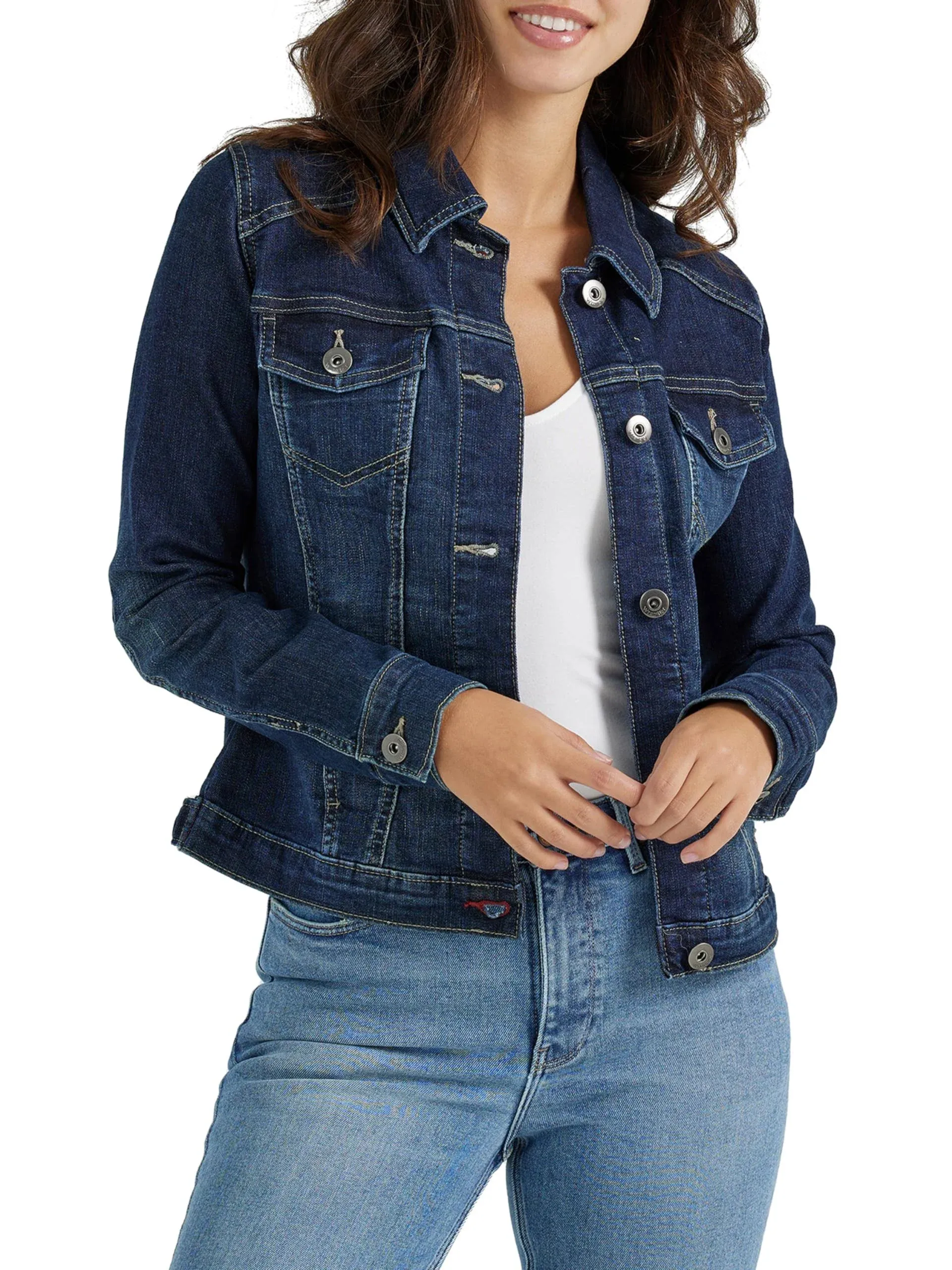 Wrangler Women's Authentics Stretch Denim Jacket