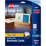 Avery Printable Business Cards for Inkjet Printers