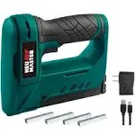 Neu Master Staple Gun Cordless NTC0070 Li-Ion Rechargeable Battery Staple Guns Kit with Staples and USB Charger Power Tacker for Upholstery