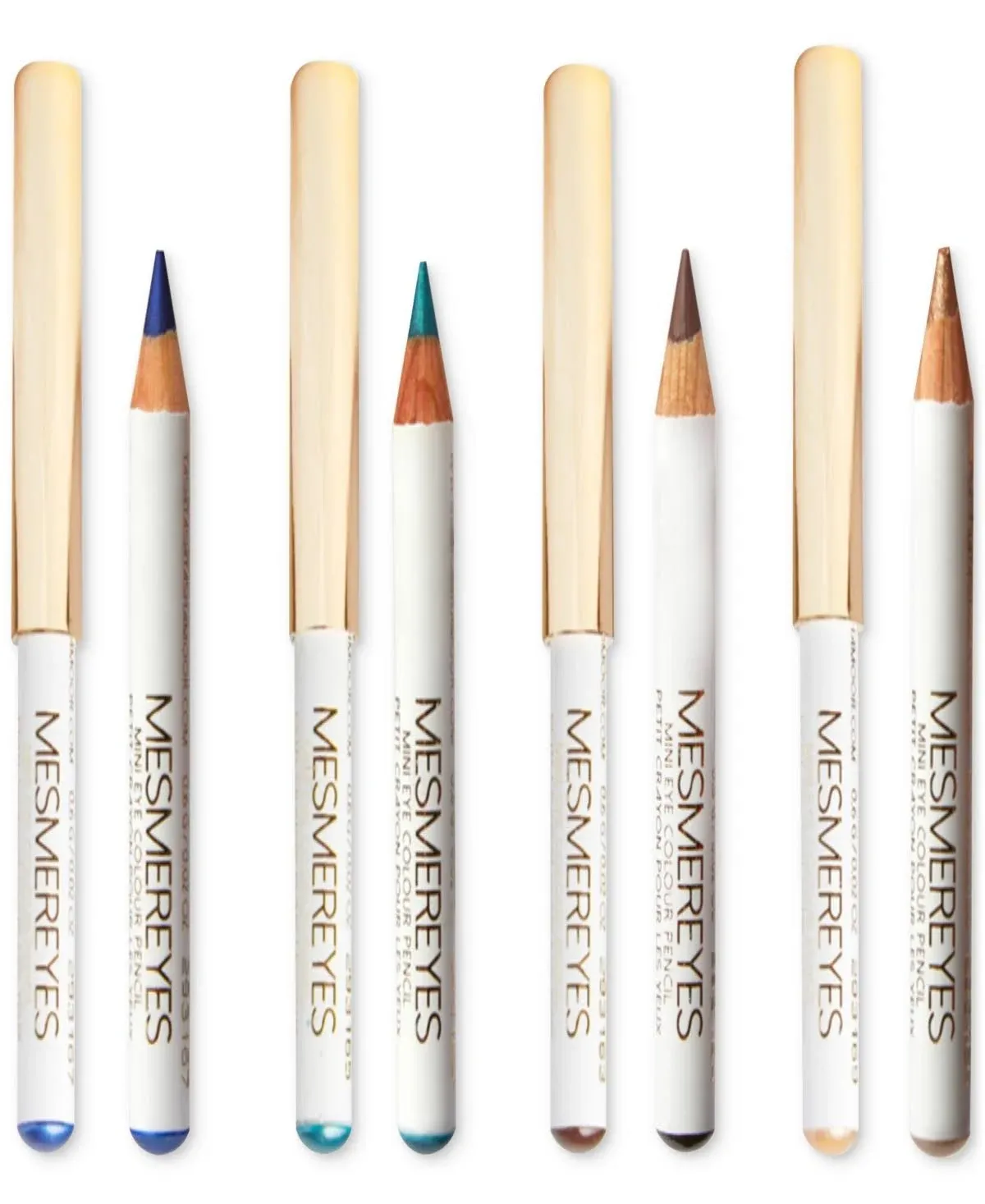 Eyes Bundle MesmerEYES Mini Colored Eyeliner Pencils Set, 4 Piece, 0.04 oz.