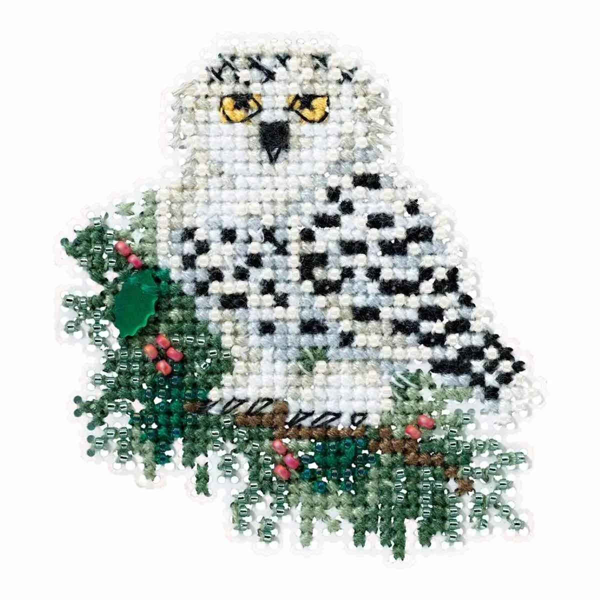 Mill Hill Snowy Owlet Beaded Cross Stitch Kit