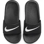 Nike Kawa Slide GS/PS Black Kids Slip On - Size 1Y #819352001