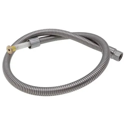 T & S BRASS & BRONZE WORKS B-0044-H2A Stainless Steel Pull Out Sprayer Hose with No Heat Resistant Handle