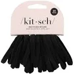 Kitsch Recycled Nylon Hair Elastics Black