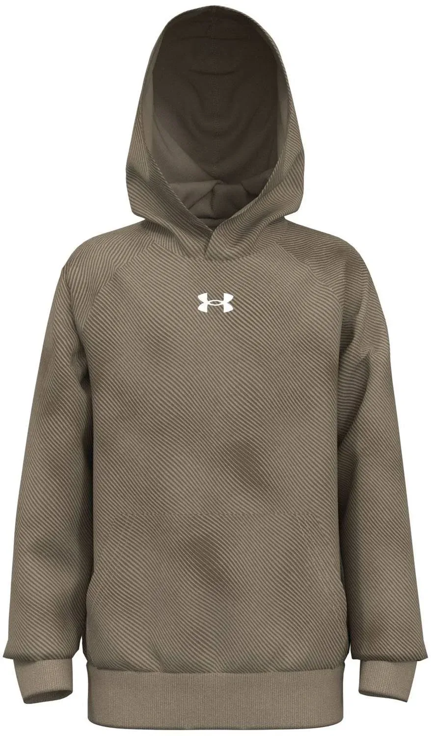 Under Armour Boys' Rival Fleece Printed Hoodie