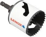 Lenox 1772951 Speed Slot 2-1/8 Inch Bi-Metal Hole Saw With Arbor