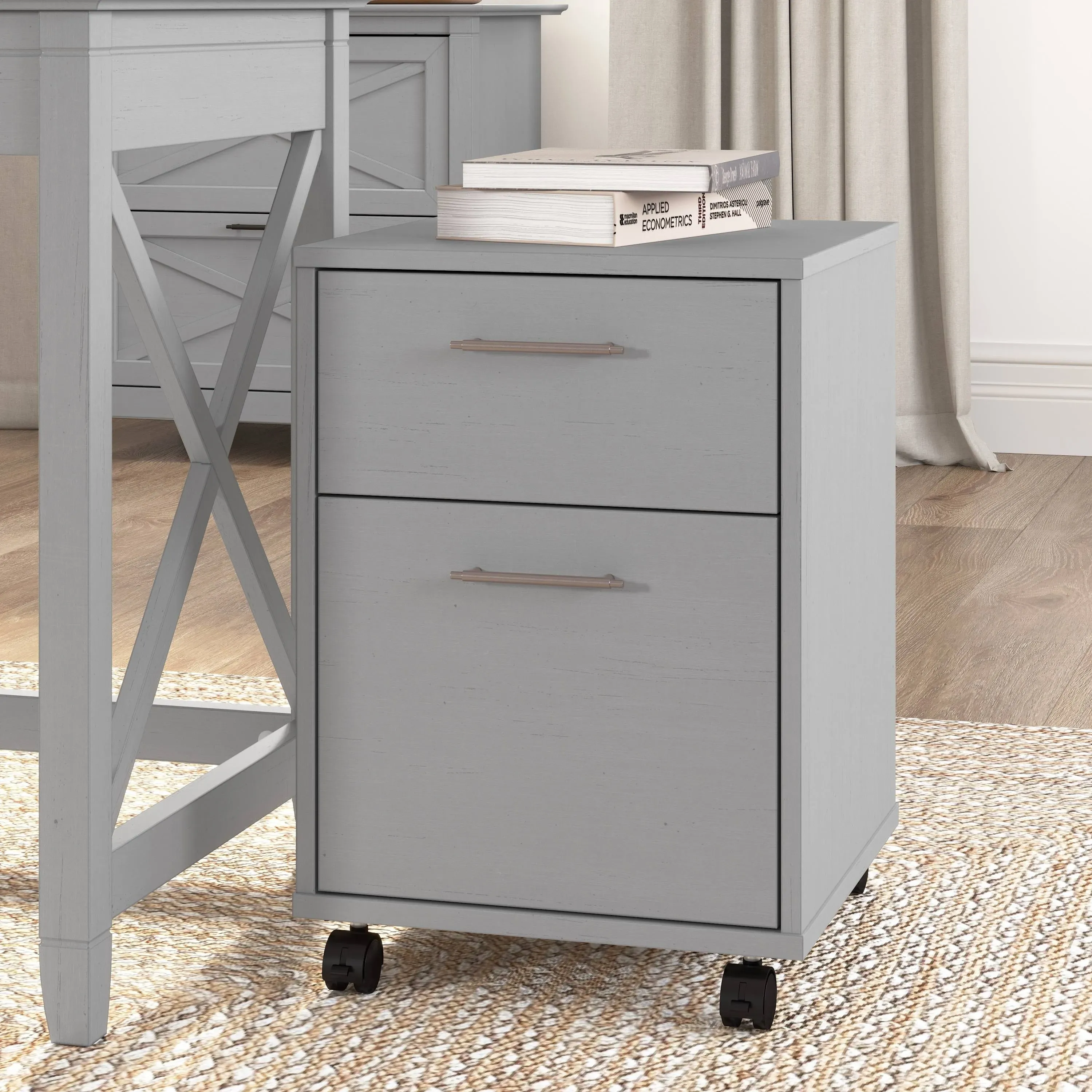 Bush Furniture'S Key West 2 Drawer Mobile File Cabinet Is Available In Shiplap