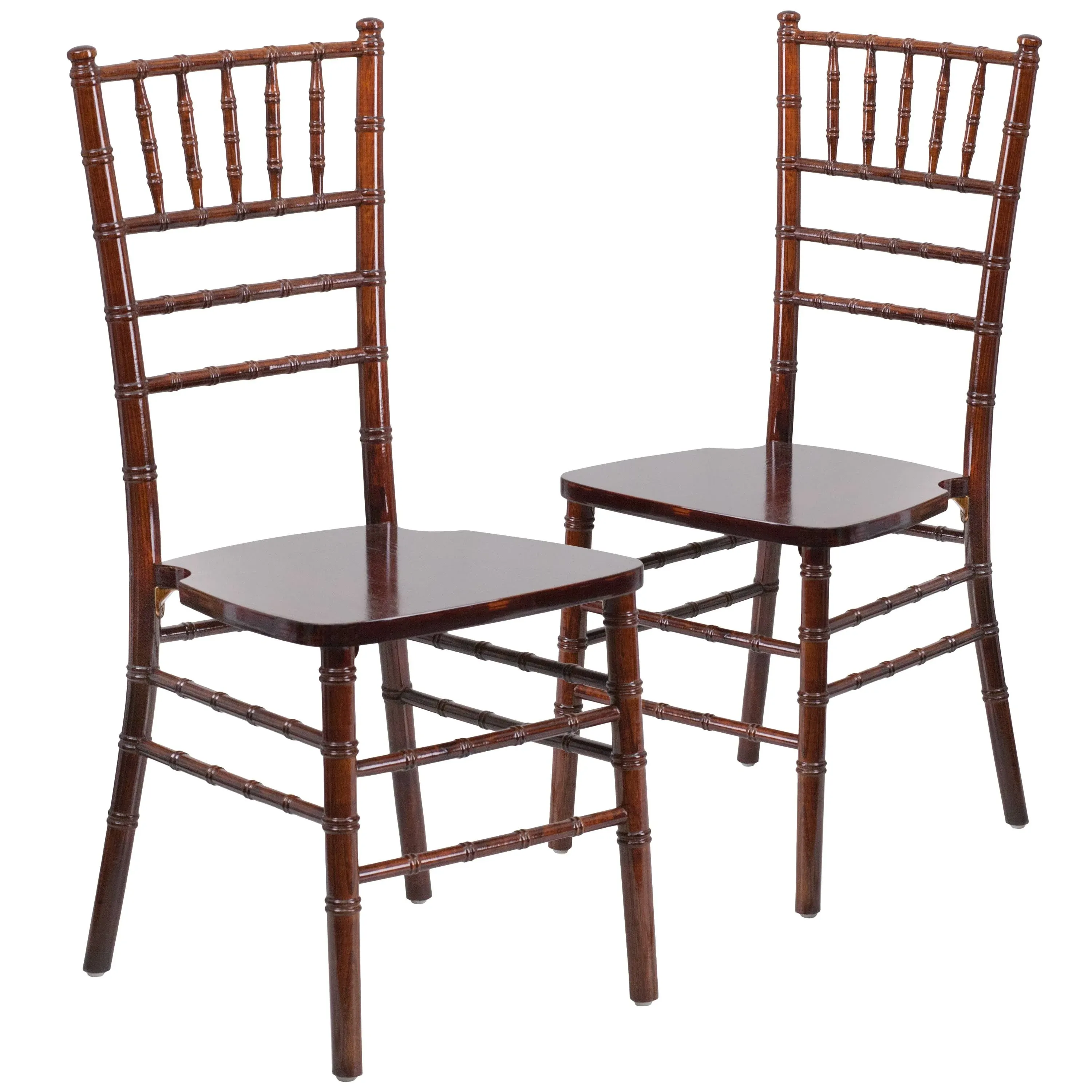 Flash Furniture 2 Pack HERCULES Series Fruitwood Chiavari Chair