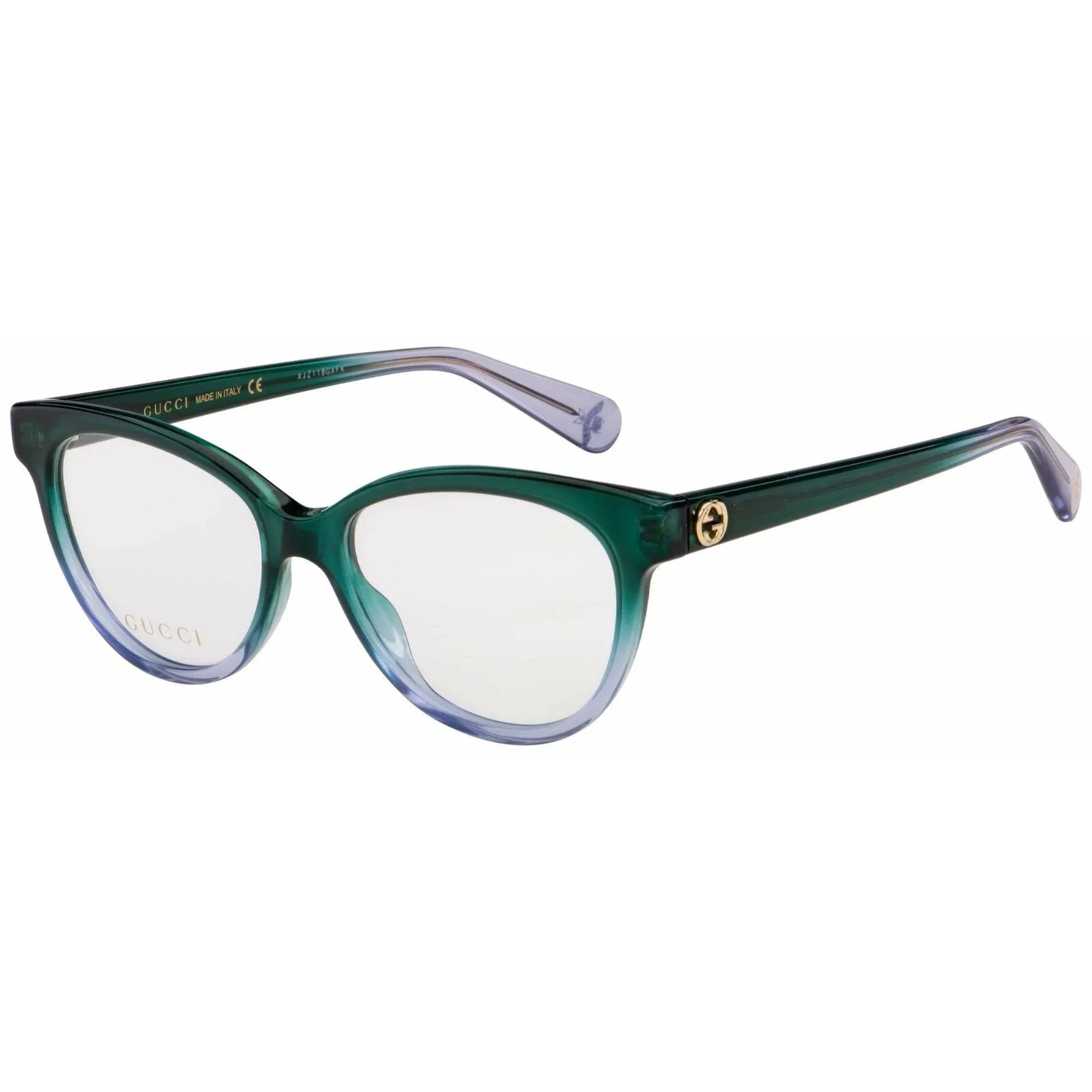 "Gucci GG0373O 004 Gradient Green Cat-Eye Women's Eyeglasses"