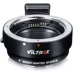 Viltrox EF-EOS M Lens Mount Auto Focus Adapter, Compatible with Canon EF/EF-S Lens to Canon Eos M (EF-M Mount) Mirrorless Camera Body Eos M100 M50