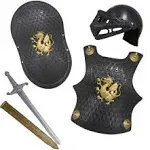 Childs Knight Armor Gladiator Soldier 4 PC Costume Set