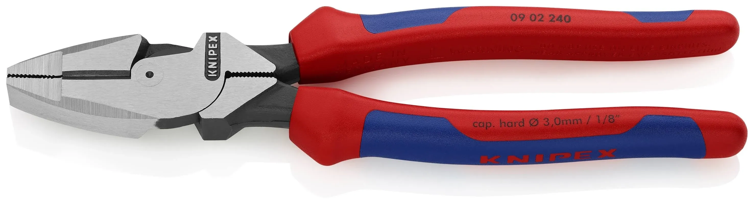 Knipex 09 02 240 SBA 9.5-Inch Ultra-High Leverage Lineman&#039;s Pliers