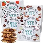 Yes Bar Six Flavor Variety Pack Plant Based Protein Decadent Snack Bar Vegan Paleo Gluten Free Dairy Free Low Sugar Healthy Snack