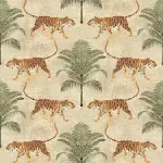 Tommy Bahama Tiger and Tree Hemp Peel & Stick Wallpaper - 20.5 in. W x 18 ft. L