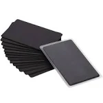 Thick Black Aluminum Metal Business Cards Anodized Aluminum 86 x 54 x 08mm 15 Pcs Include Protector Sleevesfrosted