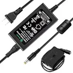 Gonine DMW-DCC8 DMW-AC8 Camera AC Power Suply Adapter Dummy Battery Charger Kit (DMW-BLC12 Battery Replacement) for Panasonic DMC-FZ200 DMC-FZ1000 DMC-GH2 DMC-G5 DMC-G6 DMC-G7 Lumix GX8 G85.