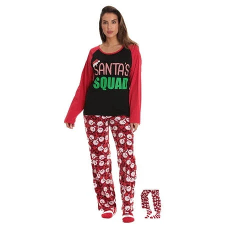 #followme Matching Christmas Pajamas for Family or Couples – Santa’s Squad