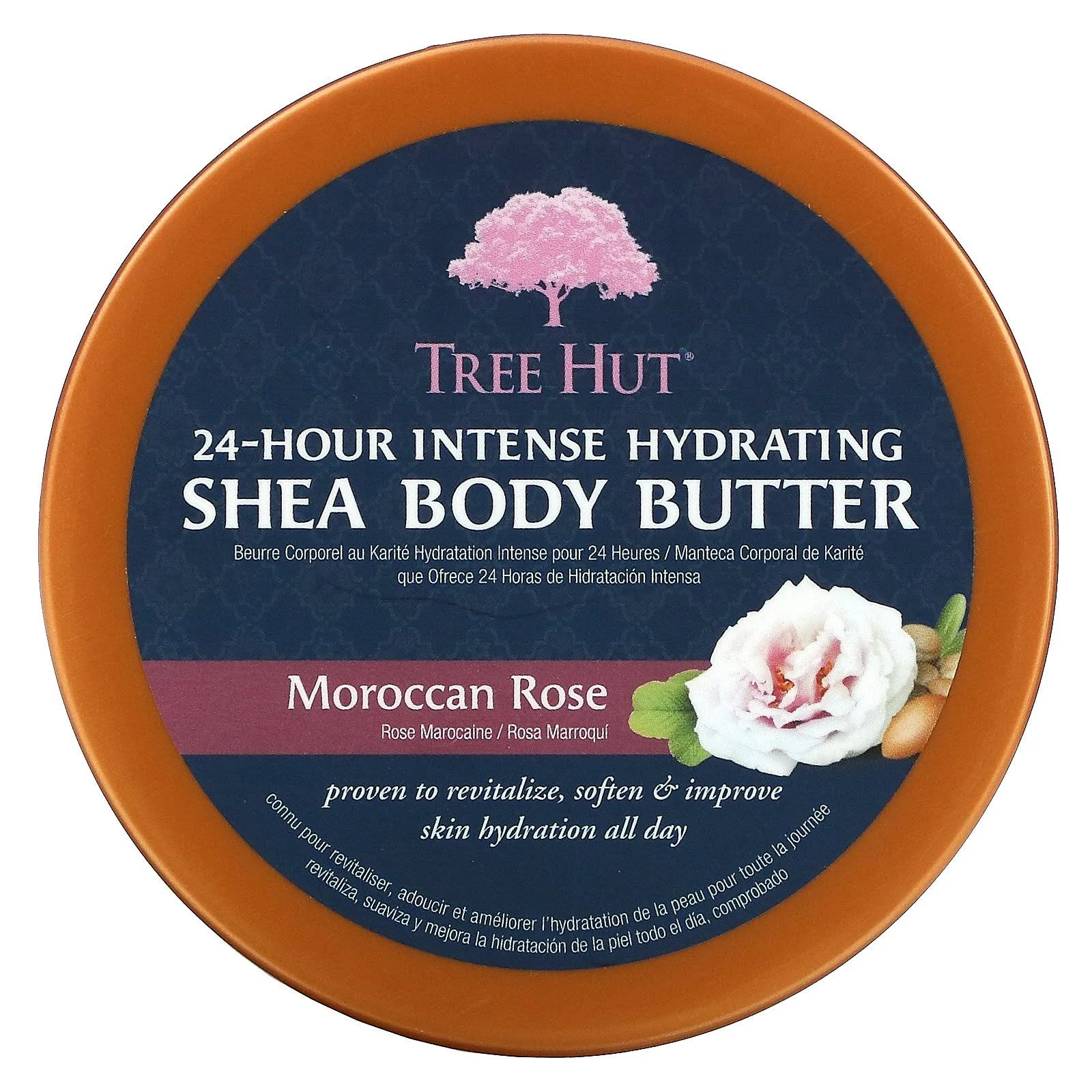  1  Tree Hut 24 Hour Intense Hydrating Shea Body Butter Tropical Mango 7oz