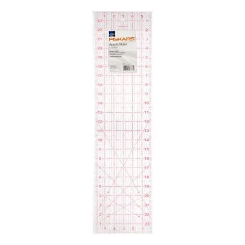 Fiskars Acrylic Ruler, 6x24 Inch