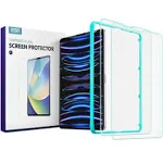 ESR for iPad Pro 12.9 Screen Protector, Protective Film for iPad Pro 12.9 inch (2022/2021/2020/2018), Tempered-Glass Film with Alignment Frame, Scrat